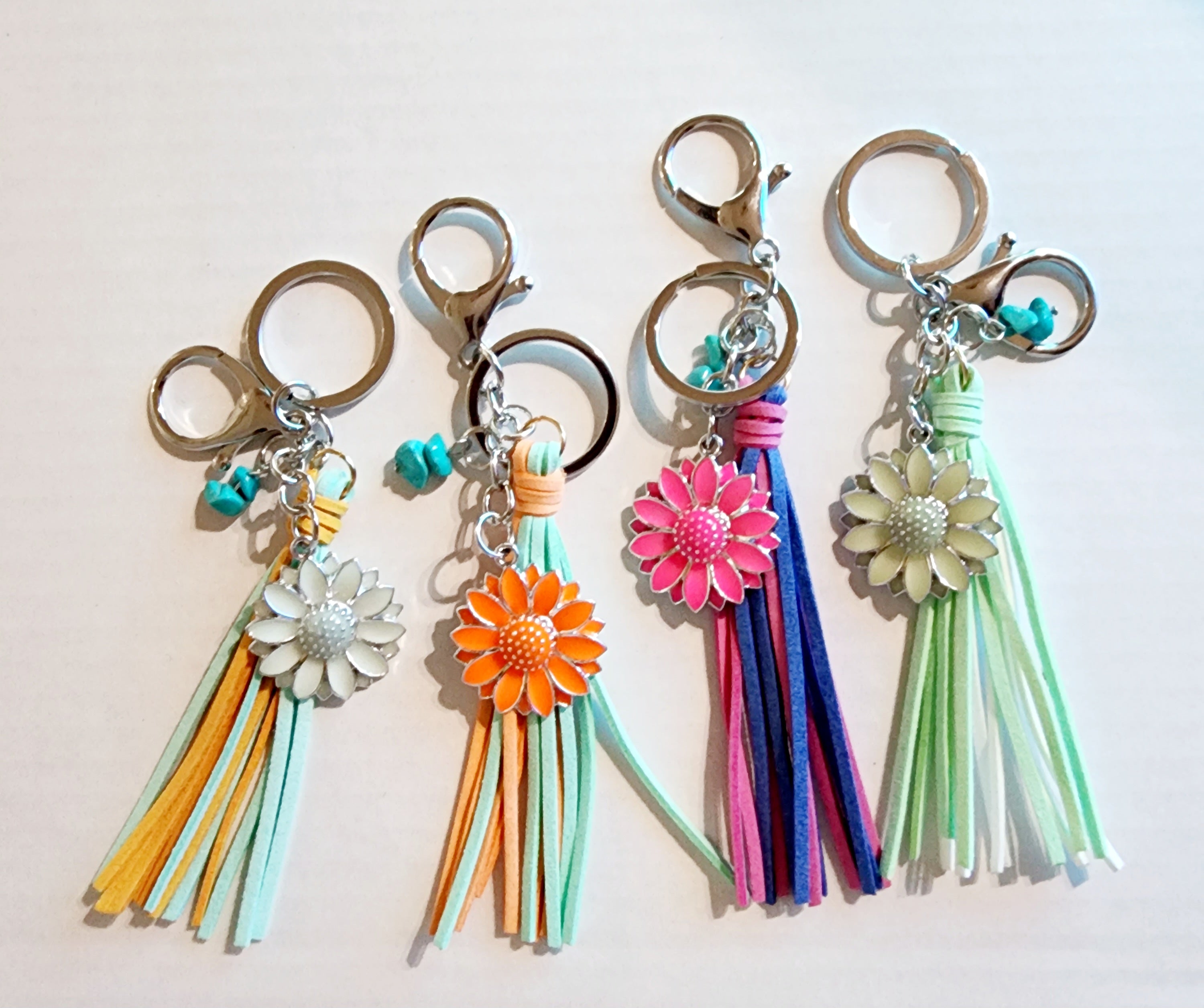 Flower Glow in the Dark Keychains