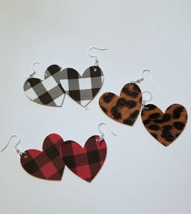 Fauxy Heart Earrings