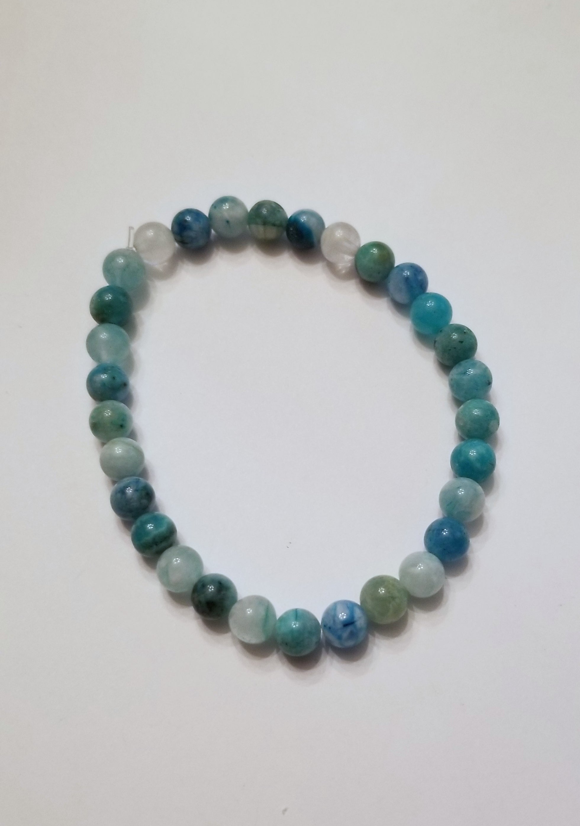 Colors of the Beach - Natural Stone Stretch Bracelets