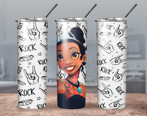 E's Tumblers & More - 20oz & 30oz Skinny Punk Rock Tiana