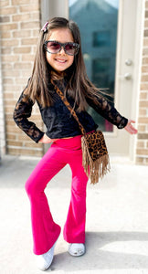 Bizzy's Wholesale - Hot Pink Butter Flares | Girls | Sizes: Toddler - Tween!