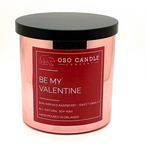 Add Your Company Name - Valentine's Theme - Organic Soy Wax Candle