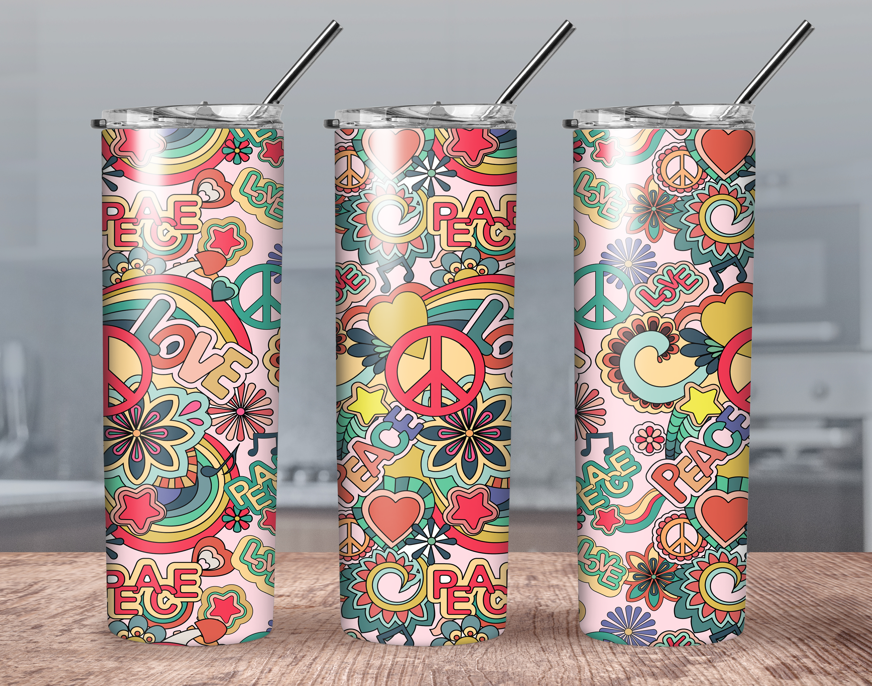 E's Tumblers & More - 20oz & 30oz Peace