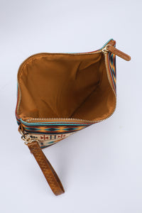 Multicolor Western Aztec Print Clutch / Handbag