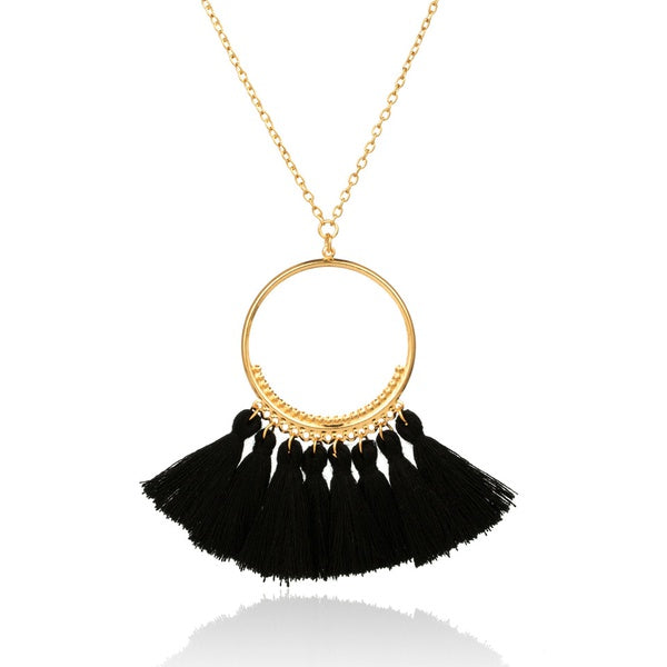 Bohemian Tassel Necklace - Multiple Colors Available