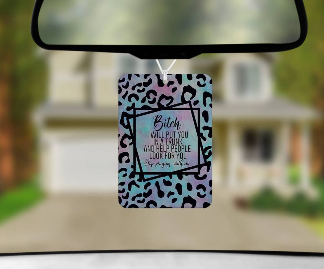 BADA$$ Moms Crafting Co. - Car Freshener - B**** Trunk - Tahitian Vani ...