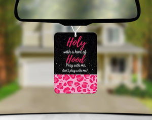 BADA$$ Moms Crafting Co. - Car Freshener - Holy & Hood - Cinnamon Bun