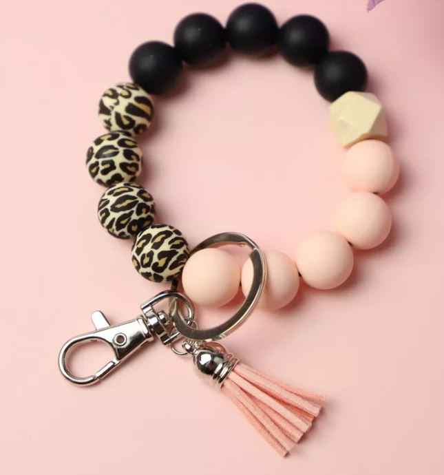 Key Chain Bracelet with Tassel