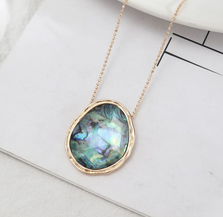 Abalone Shell Necklace - Syncee